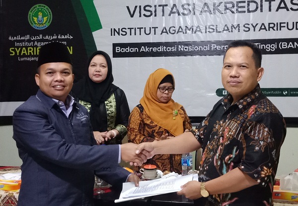 Institut Agama Islam Syarifuddin Raih Akreditasi B